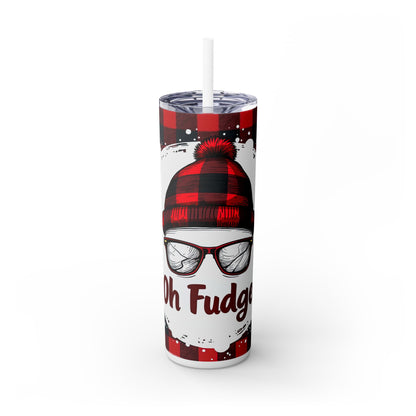 Oh Fudge Christmas Tumbler - A Christmas Story Quote, Funny Holiday, Xmas Tumbler, Gift for Movie Lovers, Festive Drinkware